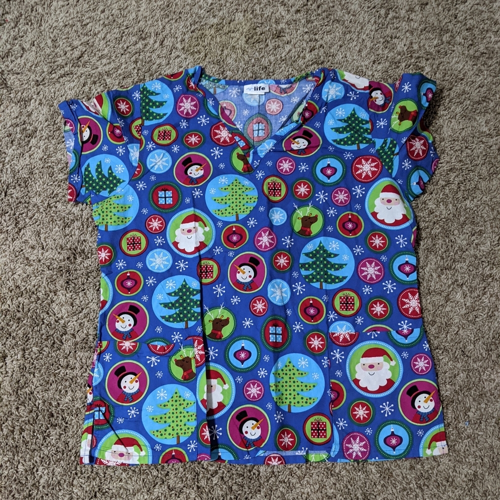 Ladies Scrub Top